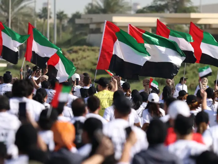 'Hassantak Ya Watan' (We Protected You, O Homeland) run held in Abu Dhabi, United Arab Emirates