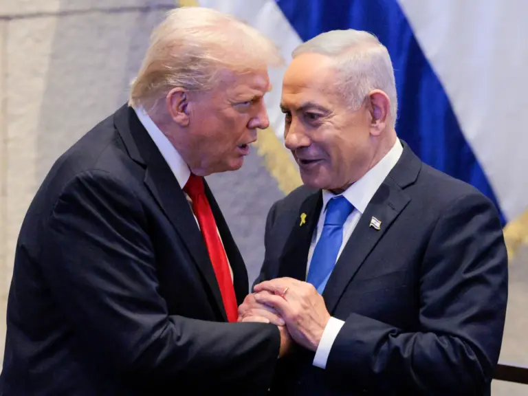 US President Donald Trump and Israeli Prime Minister Benjamin Netanyahu