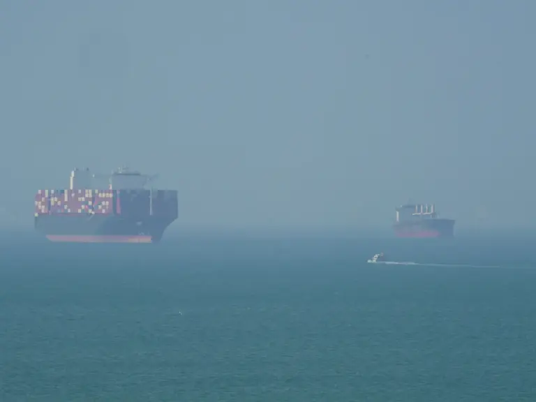 QESHM ISLAND, IRAN - APRIL 28: A Cargo boat navigates the sea on April 28, 2026 on Qeshm Island, Iran in the Strait of Hormuz. Iran's latest proposal for ending its blockade of the Strait of Hormuz calls on the United States to end its naval blockade of Iran's ports, and sets aside questions about what to do with Iran's nuclear program. The United States has not formally responded to the latest proposal, which was delivered by Iran's foreign minister to Pakistan two days ago. (Photo by Asghar Be