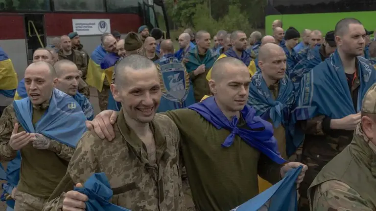 Kyiv strike prisoner exchange