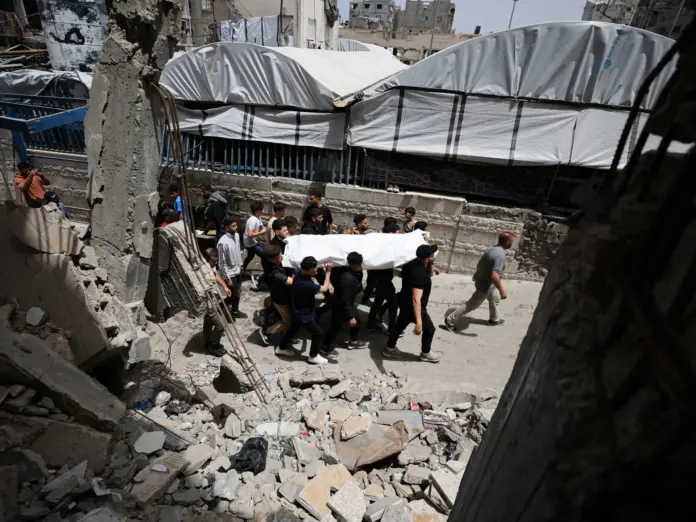 Gaza charity workers strike