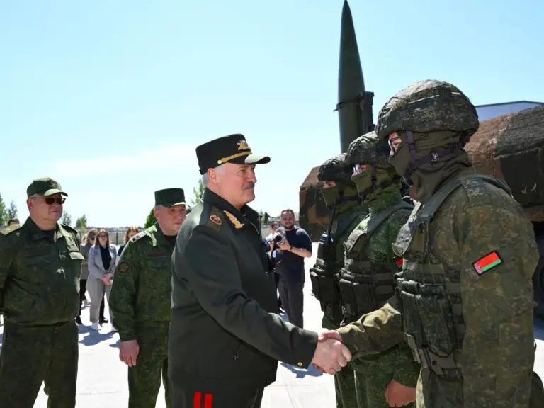 Lukashenko Russia nuclear drills