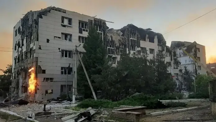 Luhansk drone strike