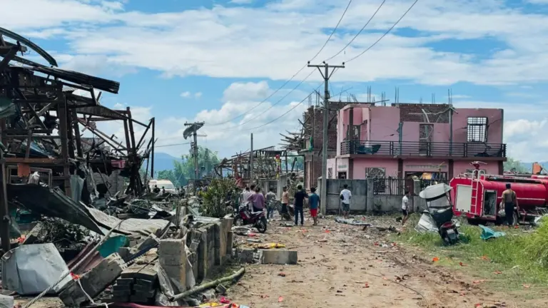 Myanmar Shan State explosion