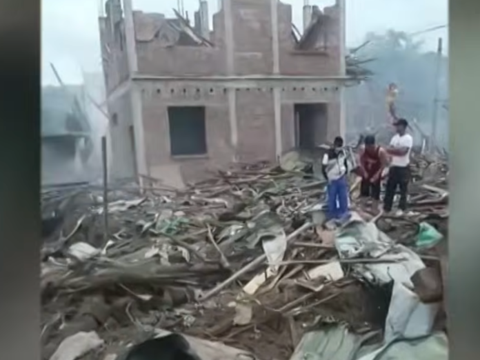 Myanmar rebel explosion
