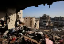 Israeli Strikes Kill 11 in Gaza City, Including Hamas Commander’s Family